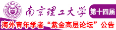 鸡巴日穴视频网站南京理工大学第十四届海外青年学者紫金论坛诚邀海内外英才！